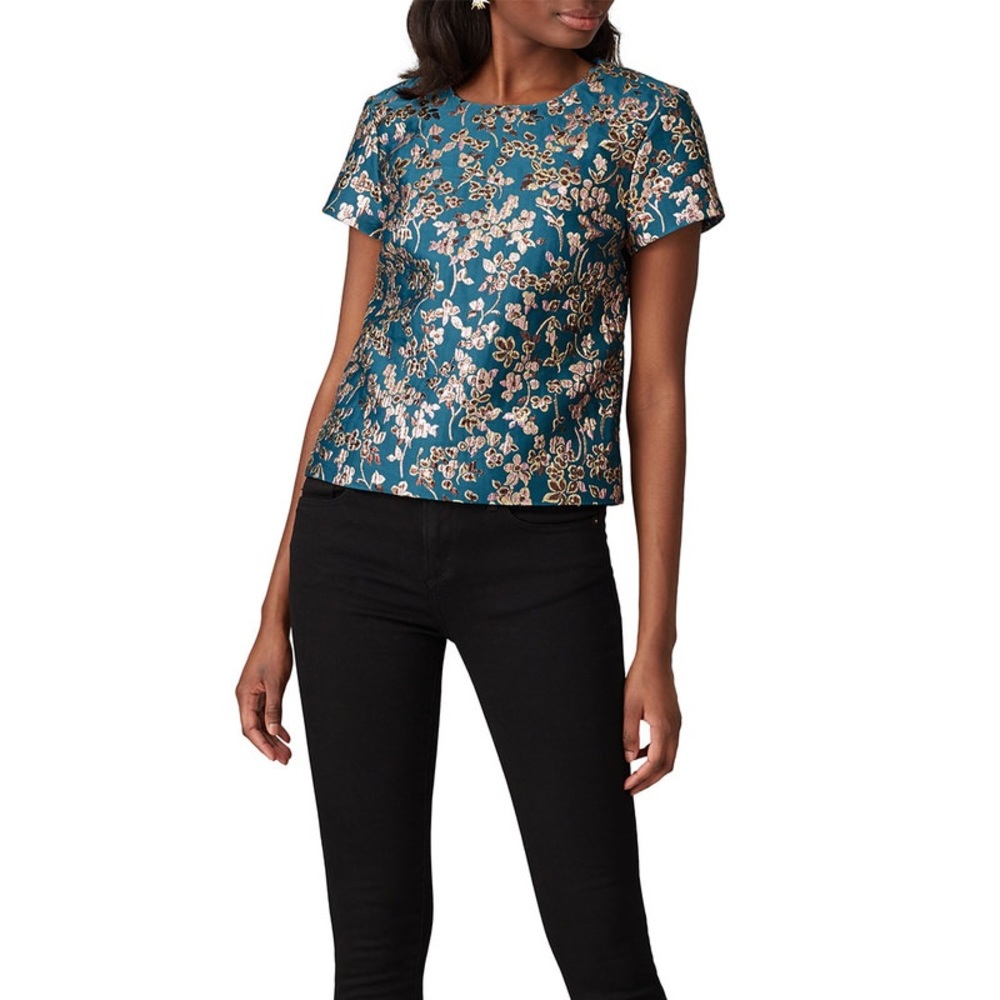 NWOT J. Crew Collection Cherry Blossom Jacquard